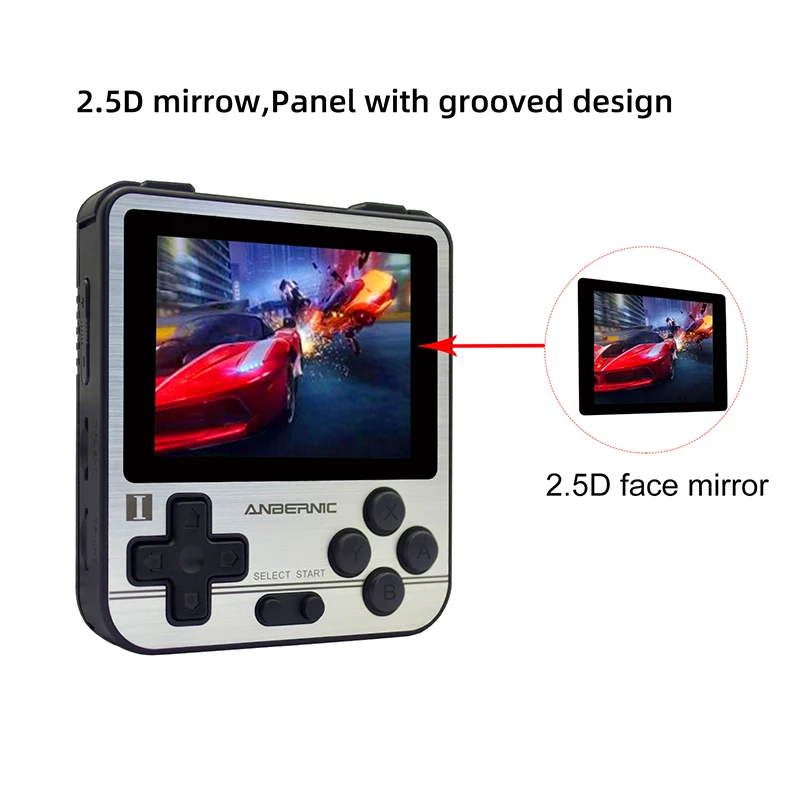 Golden Console di Giochi Retro OpenDingux Tony System Anbernic RG280V Console di Giochi Portatile Free with 64G TF Card Built-in 5000 Classic Giochi