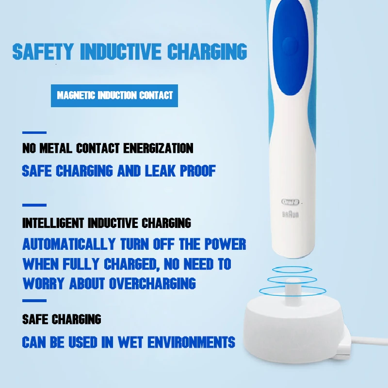 Original Oral B Vitality Electric Toothbrush Rechargeable With 2 Minutes Timer And Oral B Teeth Brush Heads Precision Clean Original Oral B Vitality Electric Toothbrush Rechargeable With 2 Minutes Timer And Oral B Teeth Brush Heads Precision Clean