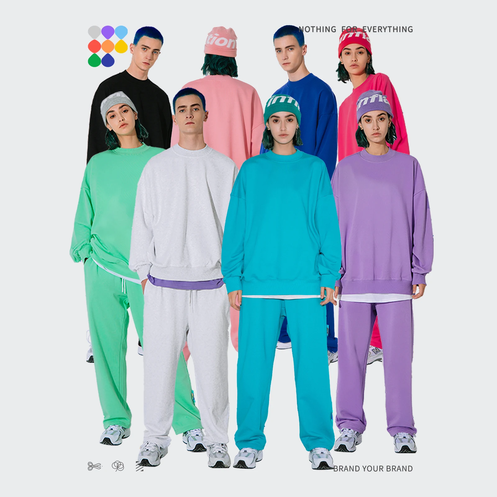 

Альтернативная Базовая модная Толстовка большого размера с круглым вырезом, Мужская Уличная одежда, хлопковые пуловеры унисекс с открытыми плечами