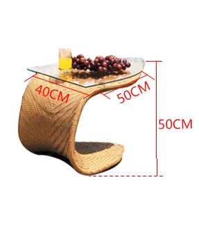 

Freeshipping 50mm teapot table for Outdoor Rattan Sofa Lying Bed Balcony Villa Outdoor PU Rattan Chairs Lounger