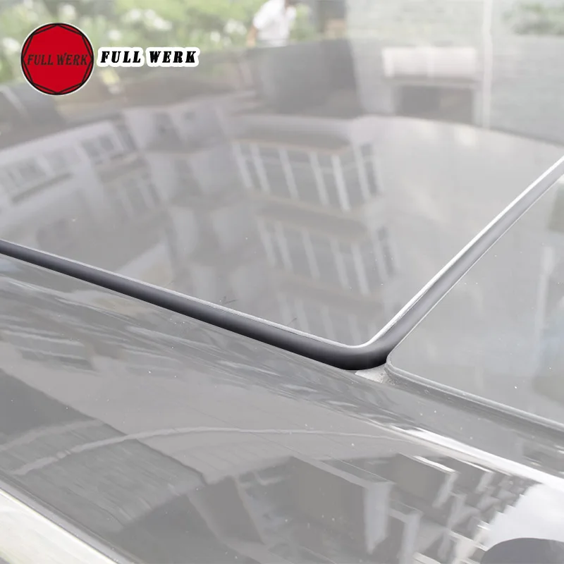 Car Sunroof Rubber Seal Strip Tape Windshield Windproof Guard For Tesla