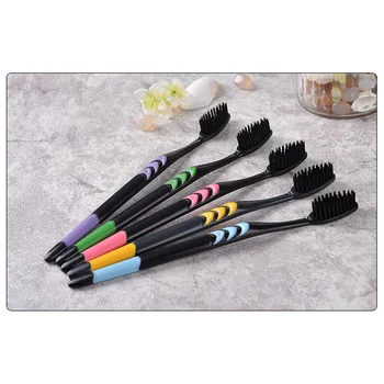 

10PCS/set Ultra Soft Bamboo Charcoal Nano Toothbrush Tooth Brush Dental Care Daily Care Hot Sales