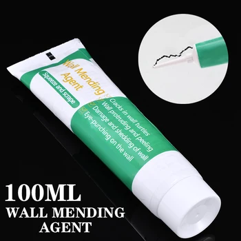 

100ml Wall Mending Agent Universal Crack Nail Screw Holes Repairing Cream Quick Drying Patch Mouldproof Mending Ointment Agent