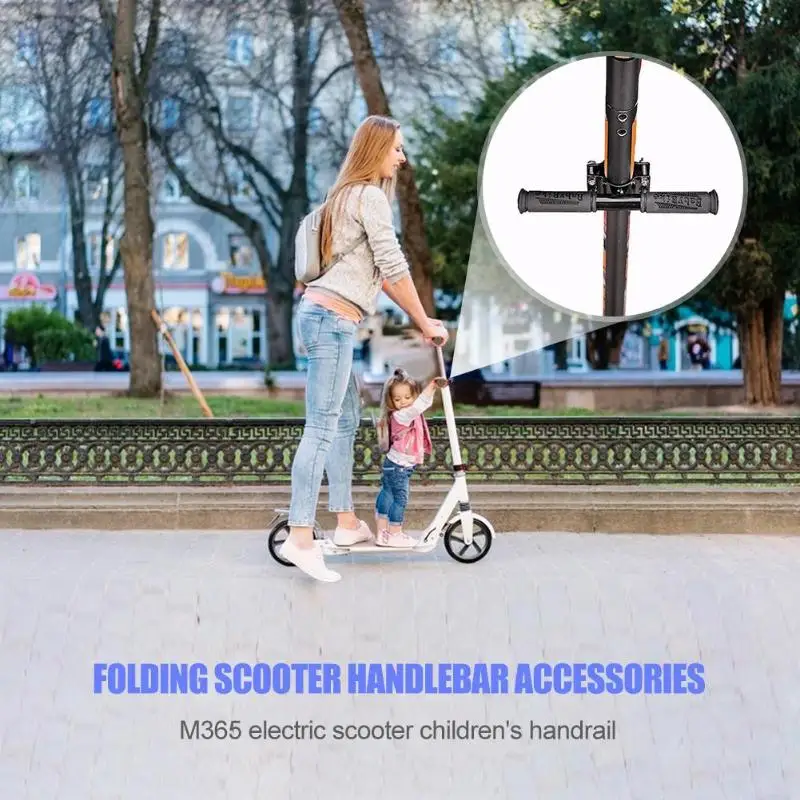 

Delicate Design Wear-resistant M365 Scooter Handle Grips Folding Scooter Universal Handbar for Children