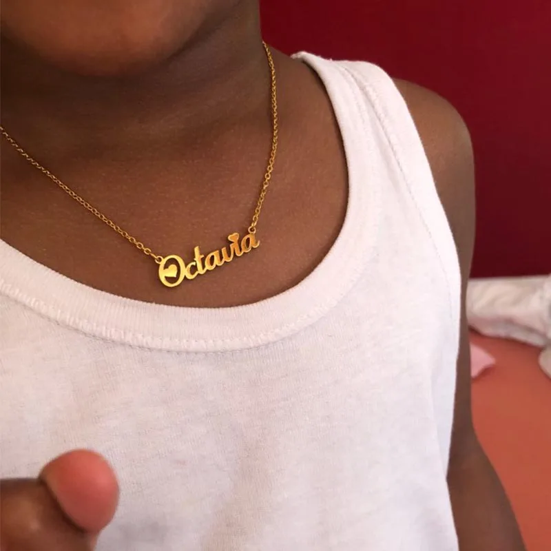 Personalized Name Necklace Baby Jewelry 