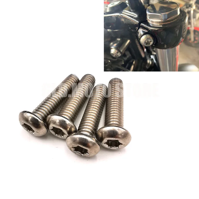 Steel Fork Yoke Triple Clamp Yoke Bolt Screw Kit Triple Tree Clamp