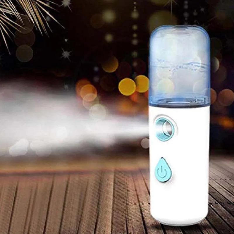 

Mini Portable Nano Sprayer For Face Moisturizing Facial Steamer Machine Skin Care Mist Nano Ion Face Steaming Device Beauty Tool