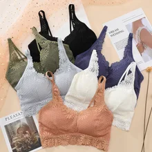 Кружевной Цветочный Топ на бретельках, женский укороченный топ, Мягкий Топ на бретельках, сексуальный кружевной бюстгальтер без косточек, женское нижнее белье