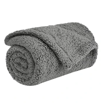 

Premium Fluffy Fleece Dog Blanket, Soft and Warm Pet Throw for Dogs & Cats