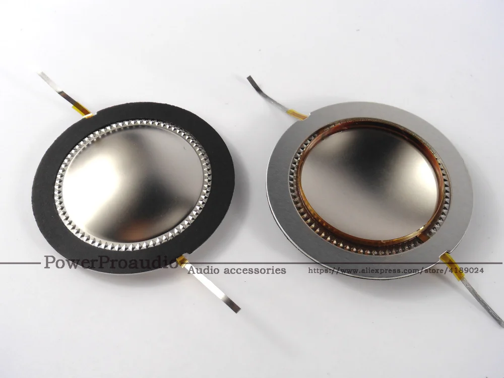 

Комплект для ремонта диафрагмы динамика, 2 шт./лот, 1,75 дюйма, 44,5 мм, 8 Ом, алюминиевый плоский провод, маленькая точка