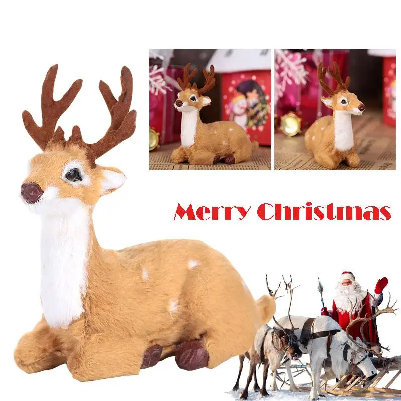 Декорации из плюша и пластика для фотосъемки с изображением рождественского