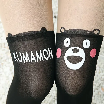 Аниме Сейлор Мун Косплей гетры Лолита медведь кошка hello kitty милый лук девушка туго чулки Danganronpa косплей носки аксессуары