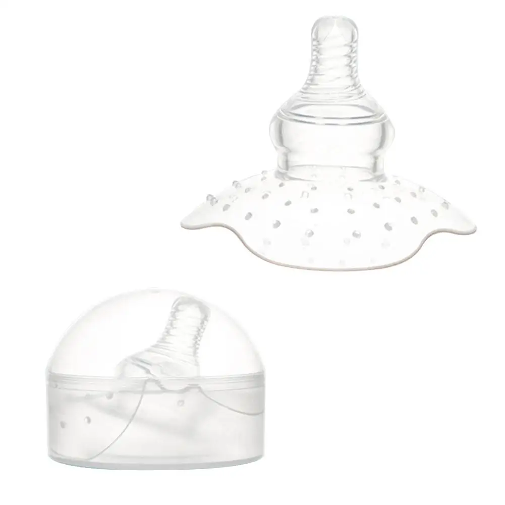 1PC Silicone Nipple Protectors Feeding Mothers Nipple Shields Protection Cover Breastfeeding Silicone Triangular Breast Pad