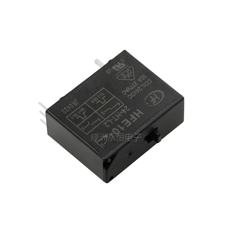 5 шт./лот магнитное блокировочное реле HFE10-2-12-HT-L2 HFE10-2-24-HT-L2 12 В 24 В 50A с переключателем группа нормально открытые двойные катушки