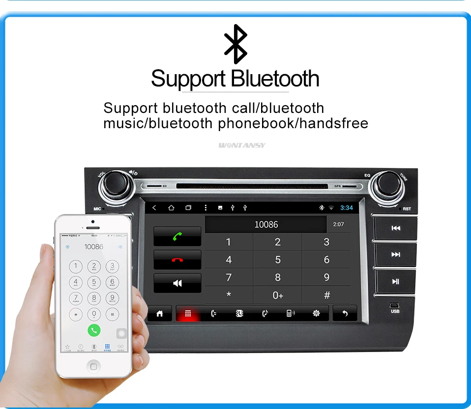 Cheap Wontansy  android 9.0 car dvd for Suzuki Swift 2004 2005 2006 2007 2008 2009 2010 dvd player navigation 3