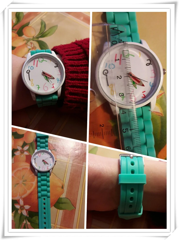 Часы Новая мода для малышей для девочек и мальчиков силиконовые ремешки наручные часы Детские аналоговые кварцевые часы милые часы Montre Enfant CC5