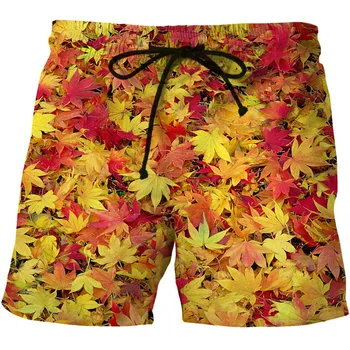 

Men's Quick Dry Shore Shorts 3D Animation Creative Shorts with Two Side Pocket Printing
