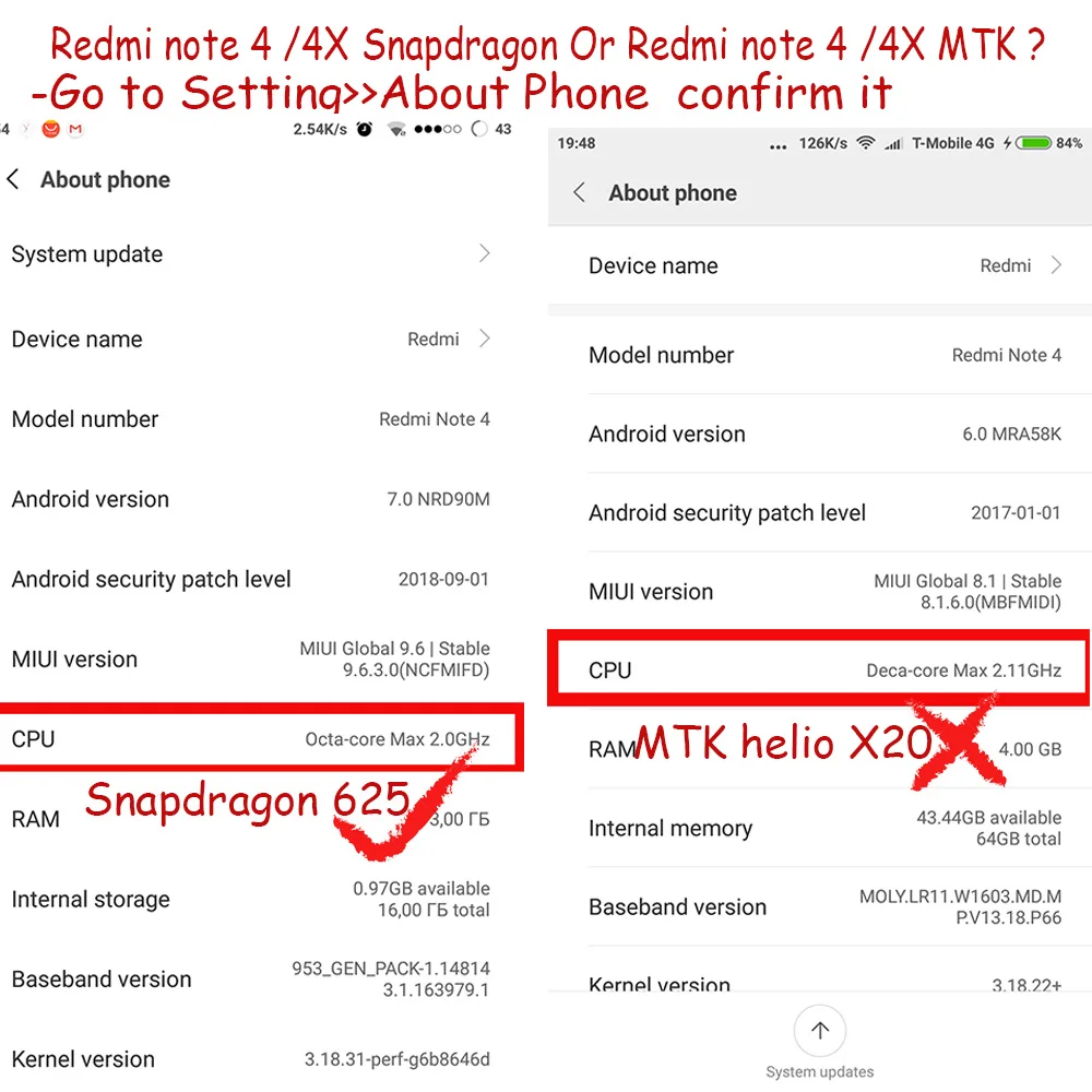Для Xiaomi Redmi Note 4/4X Глобальный ЖК-дисплей сенсорный экран Замена для Redmi Note 4 Snapdragon 625 Восьмиядерный дисплей 5,5''