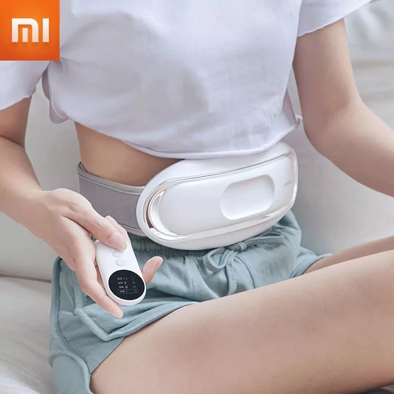 Youpin Lejia EMS Lumbar Massager Shiatsu Kneading Massage Machine LED Infrared Heated Wireless Control Waist Electric Massager