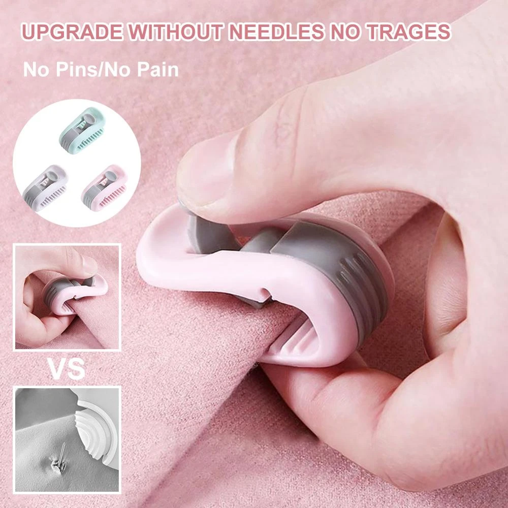 LF 4PCS Bag Storage Clothes Laundry Nails Household Needle Clip LF 4PCS Bag Storage Clothes Laundry Nails Household Needle Clip