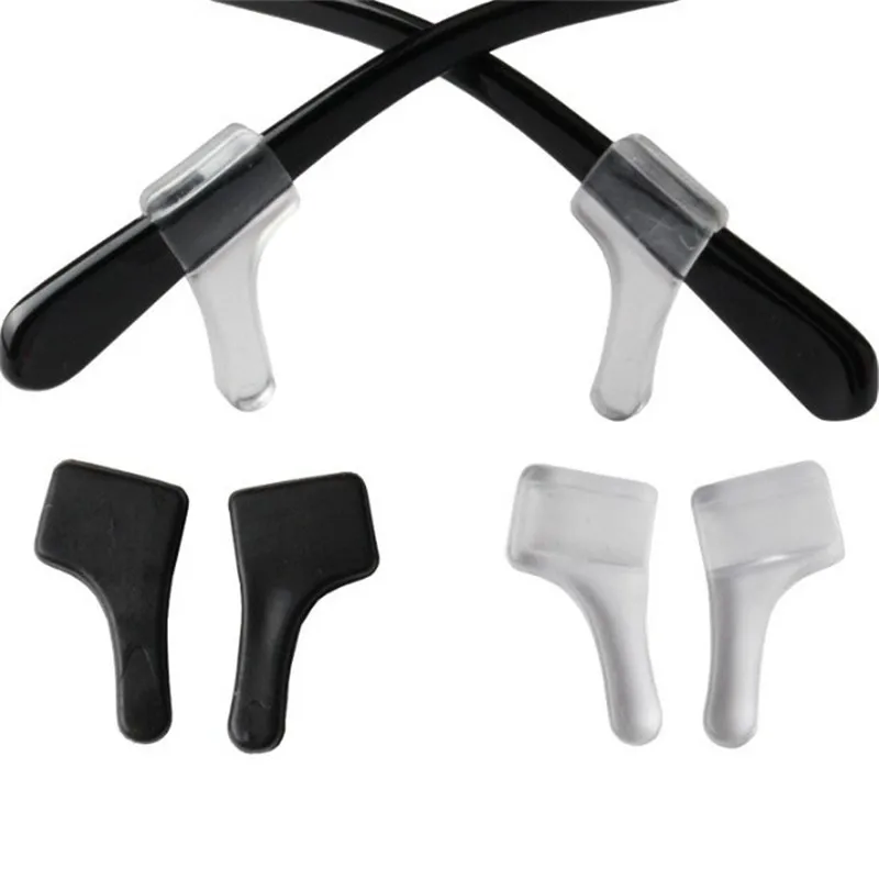 5pairs Silicone Transparent Anti Slip Easy To Use Glasses Ear Hooks