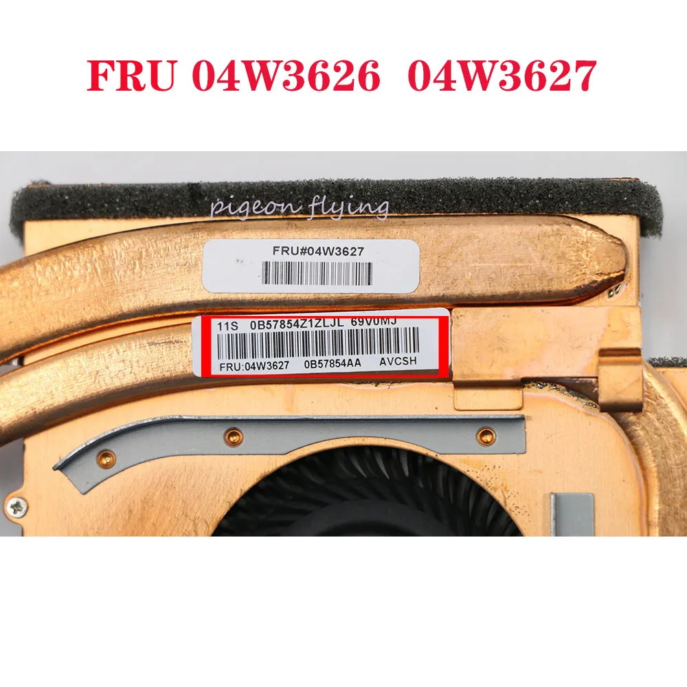 W530 вентилятор радиатора для lenovo Thinkpad ноутбука FRU 04W3626 04W3627