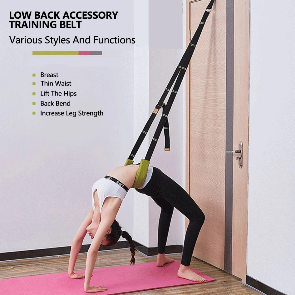 hamstring stretch yoga strap