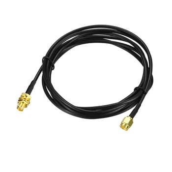 

uxcell Antenna Extension Cable RP-SMA Male to RP-SMA Female Low Loss RG174 8 ft