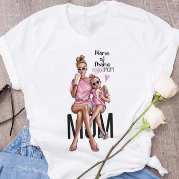 

Sexe Mara Super Mom T-shirt Women Mother's Love Print White T shirt Harajuku Vogue Tops tee shirt Femme 2020 Summer Mama TShirt