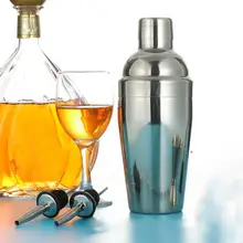 Горячая нержавеющая сталь шейкер молоко чай вино напиток миксер барная посуда бармен инструмент