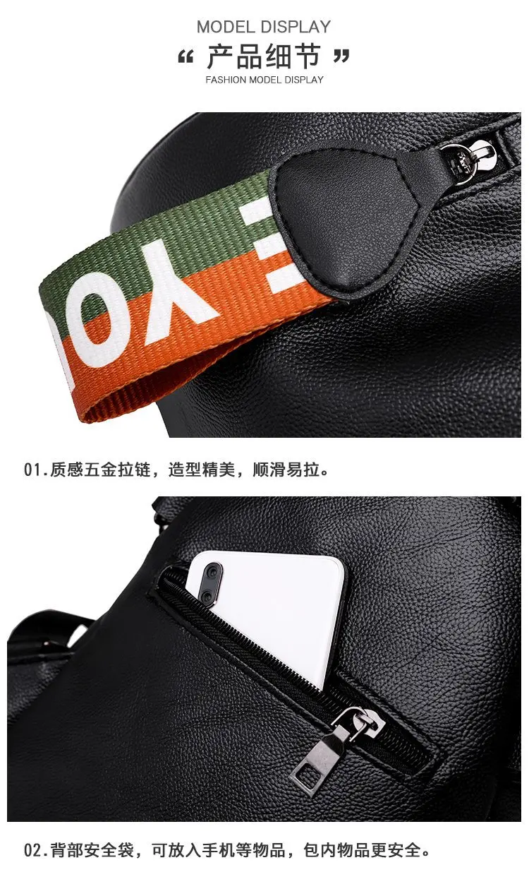 New Style Backpack Shell Ribbon Casual Versatile Hot Selling WOMEN'S Bag Cross Border for Amoy Supply of Goods Wholesale 7009