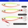 Micro Jig  Jigs Sea Fishing Metal Jig 7G 10G15G20G Shore Casting Jigging Lead Fish Sea Bass Fishing jigs Lure Slow jigging lures ► Photo 2/6