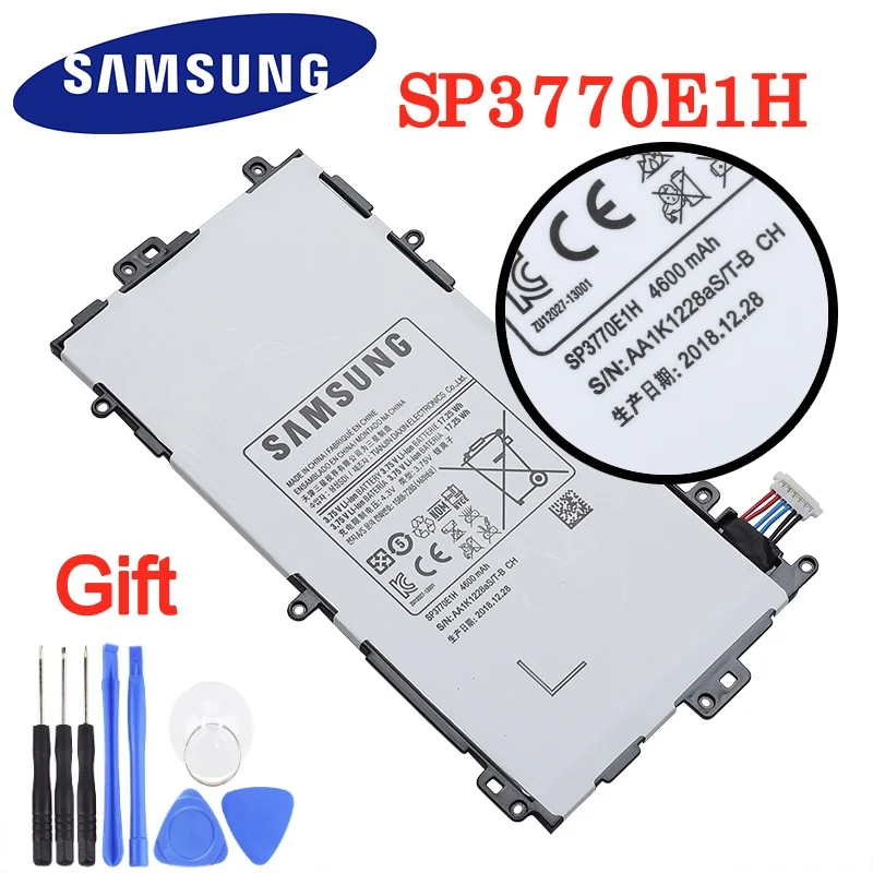Оригинальный аккумулятор для планшета Samsung SP3770E1H Note 8 0 &quot 0&quot 4600 мАч с