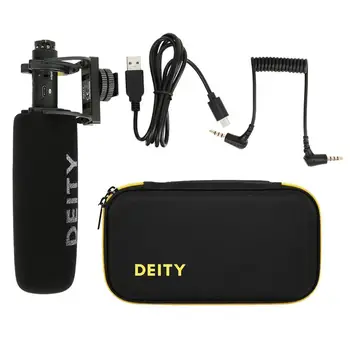 

Deity Camera Microphone Vlog Photography Interview Digital Video Recording Mic For DSLR Camera PC Computer Phone Built-in Batter