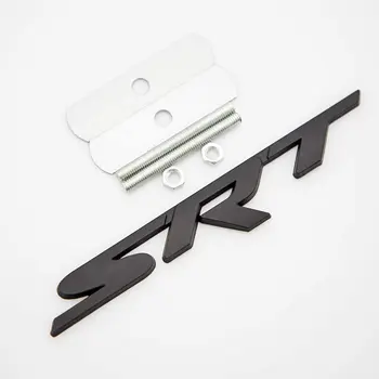 

SRT Emblem Replacement for SRT Grille Grill Car Emblem Decal Badge Dodge Charger Challenger Chrysler Jeep Grand Cherokee SRT 4 6
