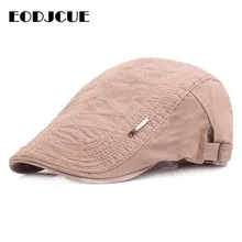 Шапка женская Модные летние хлопковые береты с вышивкой винтажные остроконечные кепки Регулируемая солнцезащитная Кепка кепки