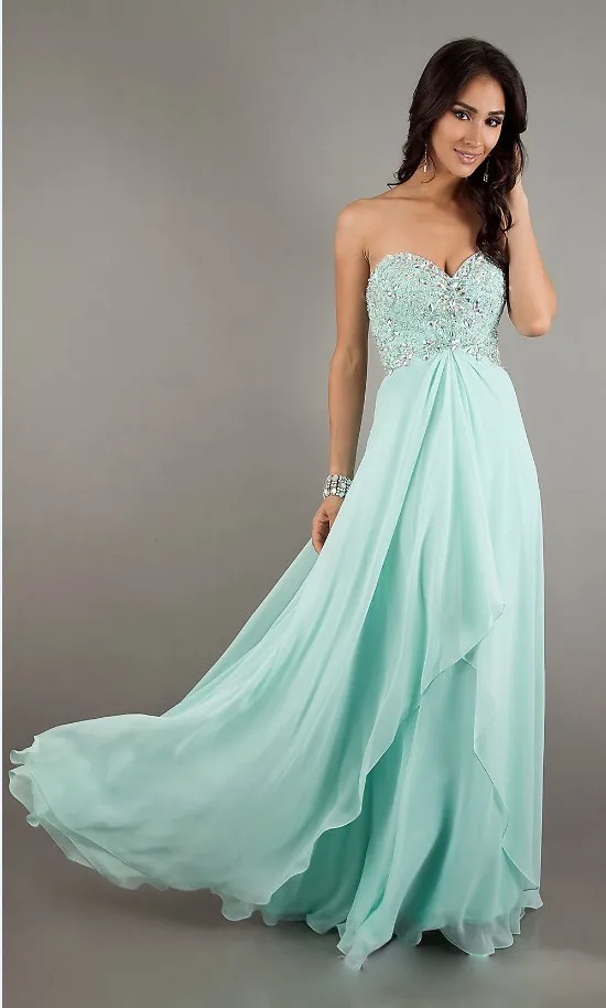 

free shipping new arrival vestidos formales blue long chiffon elegant sexy backless crystal party mother of the bride Dresses