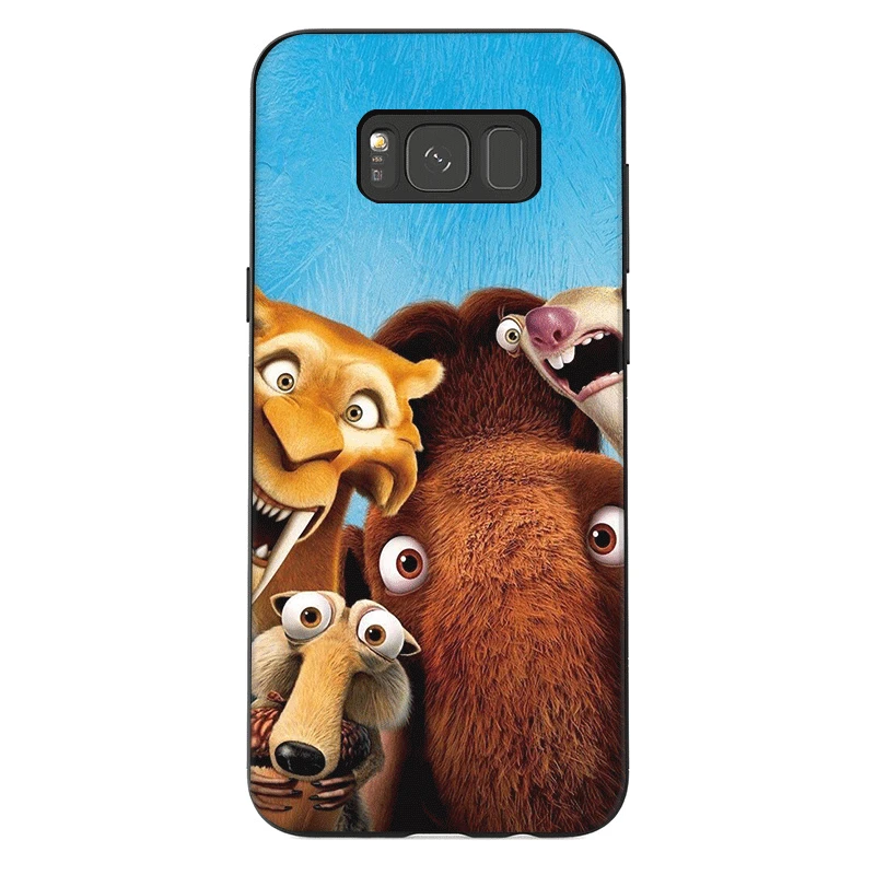 Чехол для телефона для samsung M10 M20 M30 M40 S6 S7 край S9 S8 S10 S10E Plus, Note 8, 9, 10, горячая изображением персонажей из мультфильма «Ледниковый период», кризис милый