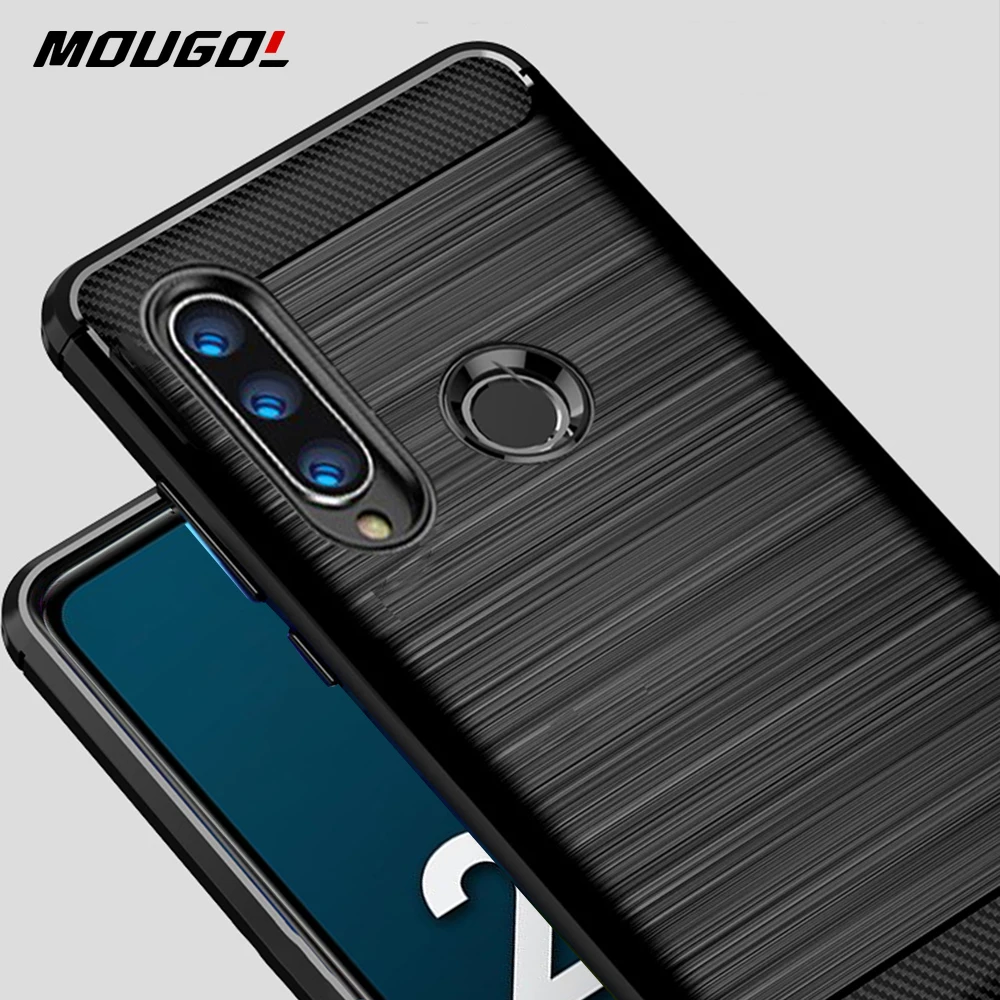 

For Honor 20s 20 s Case Carbon fiber Cover Shockproof Phone Case For Huawei Honor 20 s MAR-LX1H Cover Flex Bumper Protect Shell