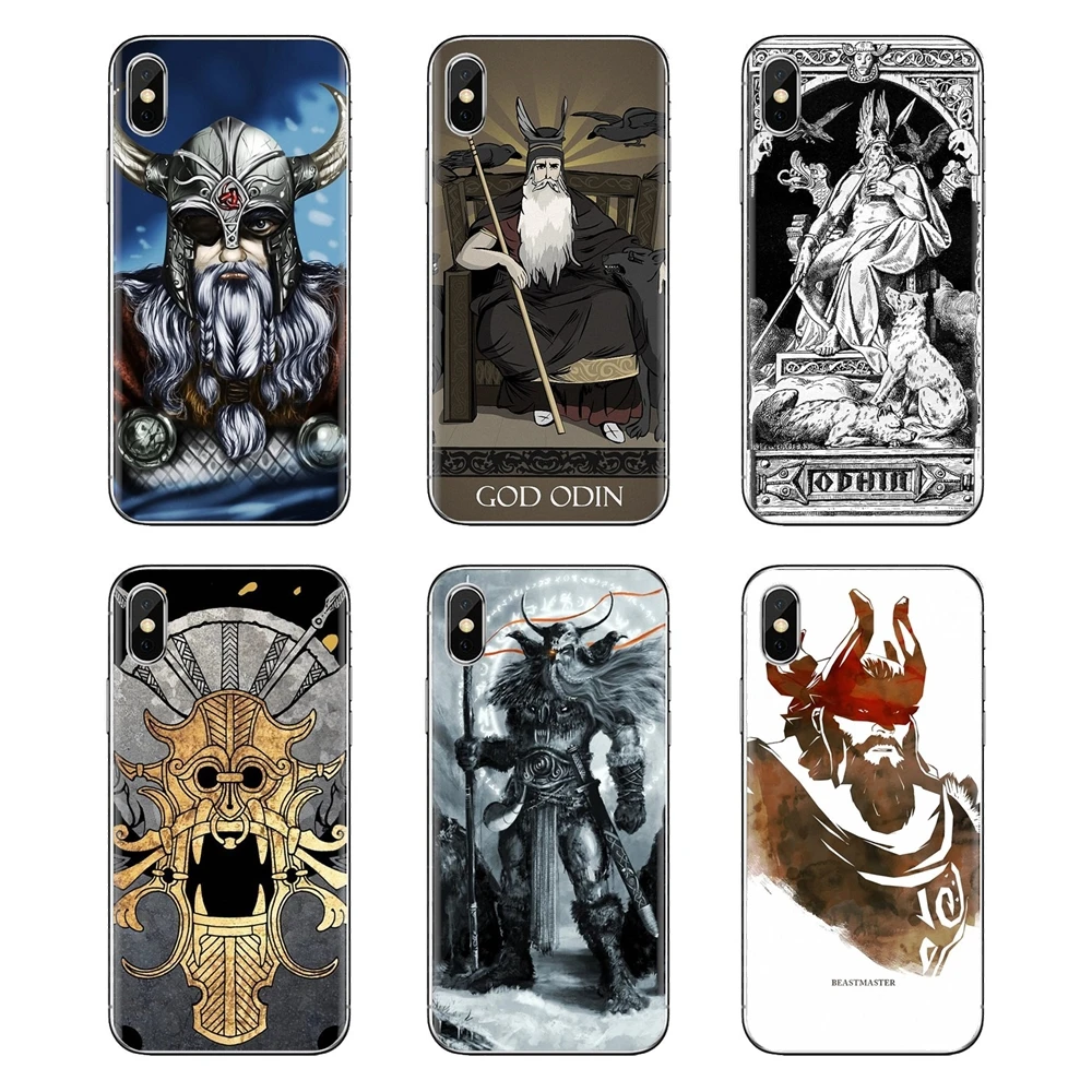 Viking warrior norse thor odin Transparent TPU Shell Covers For Xiaomi Redmi 4A S2 Note 3 3S 4 4X 5 Plus 6 7 6A Pro Pocophone F1 |