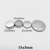 5/10/20/50/100pcs 15x3 Search Minor Magnet Dia 15mm x 3mm Bulk Small Round Magnetic 15x3mm Neodymium Disc Magnets 15*3 ► Photo 3/6