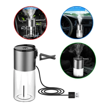 

Mini Car Air Humidifier Air Purifier USB Essential Oil Diffuser for Bedroom
