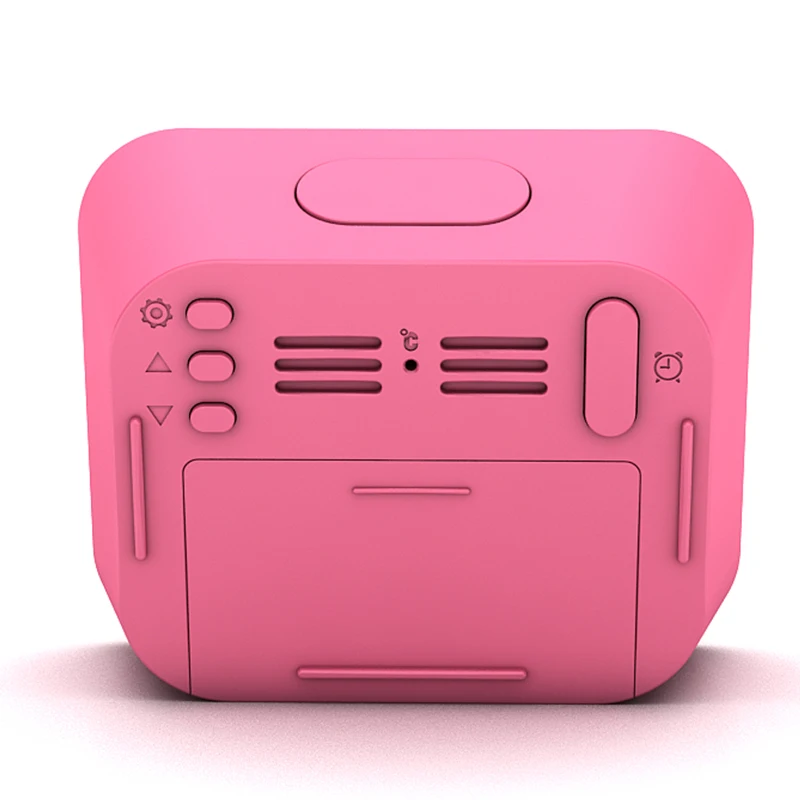 Европейский Креативный цифровой будильник с подсветкой и функцией повтора