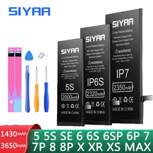 SIYAA батарея для Apple iPhone 6S 6 7 8 Plus X SE 5S 5 5C XR XS MAX 8 Plus 7plus 6plus 4S 4 Замена мобильный телефон Bateria инструмент SIYAA батарея для Apple iPhone 6S 6 7 8 Plus X SE 5S 5 5C XR XS MAX 8 Plus 7plus 6plus 4S 4 Замена мобильный телефон Bateria инструмент