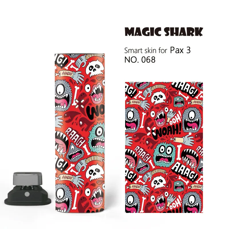 Чехол Magic Shark Leaf Avengers Marvel V Vendetta с пленкой и наклейкой для Pax 3 Kit|Аксессуары| |