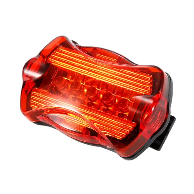 Bright Bike Light Rear Lamp Set Bicycle Cycling Light 5 LED Tail Lights Safety Warning Lamp 7 Flash Modes Bike Accessories