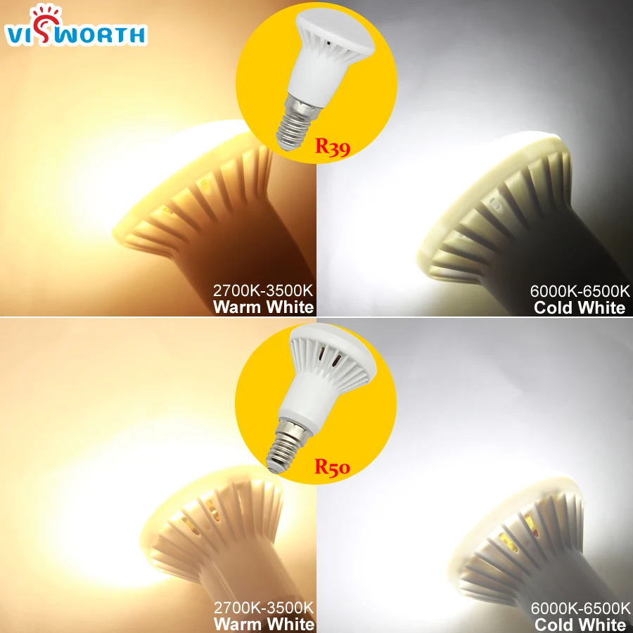 รูปสินค้า หลอดไฟ LED R50 สีขาวเย็น ประหยัดไฟ 3-20W