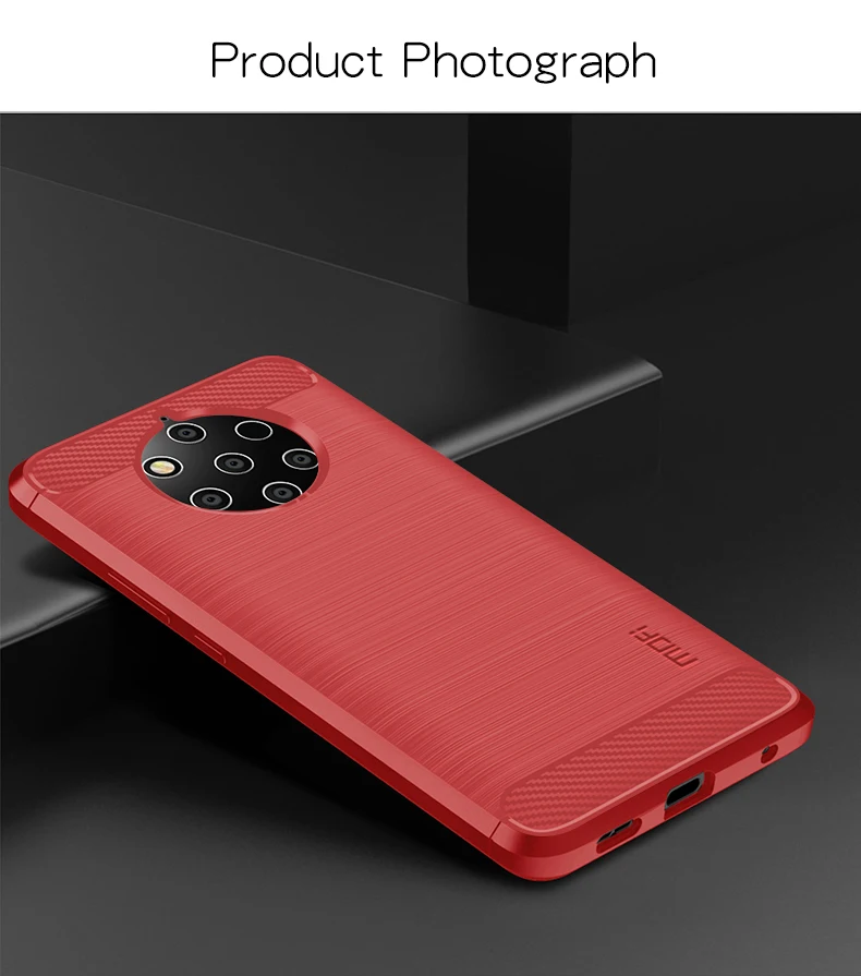 MOFI Модный чехол для телефона для Nokia 9 PureView Чехол Мягкий силикон из углеродного волокна термополиуретановая накладка на заднюю панель телефона чехол для Nokia 9 PureView чехол
