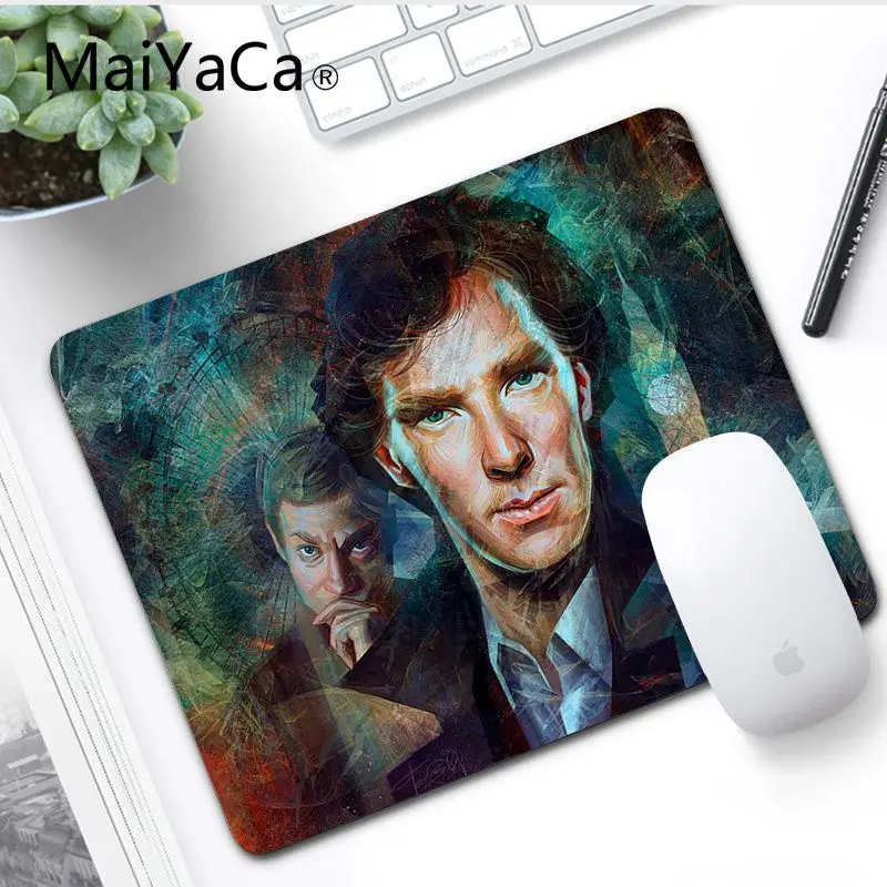 Игровой коврик для мыши MaiYaCa I am Sherlock Holmes с клавиатурой, Комфортный коврик для мыши, игровой коврик для мыши