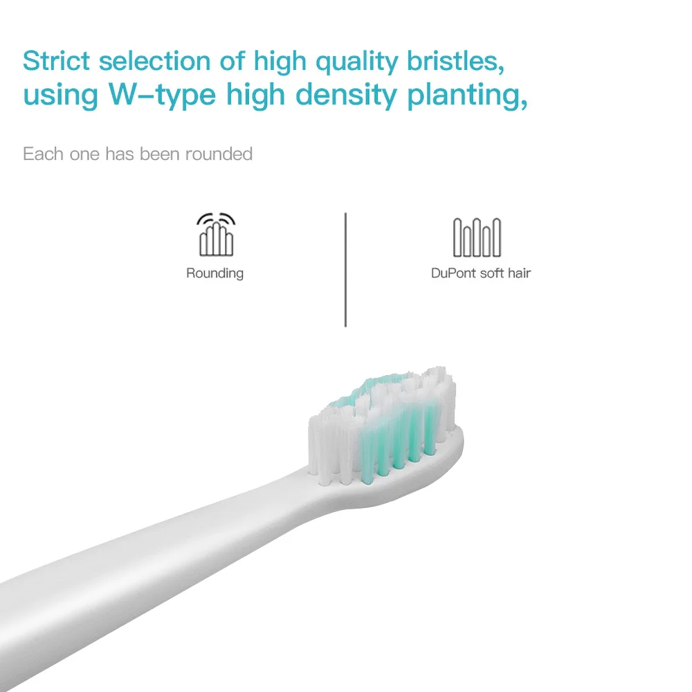 Очистка полости рта электрическая зубная щетка звуковая волна отбеливающая Водонепроницаемая перезаряжаемая гигиена полости рта 1+ 5 Съемные насадки для зубной щетки